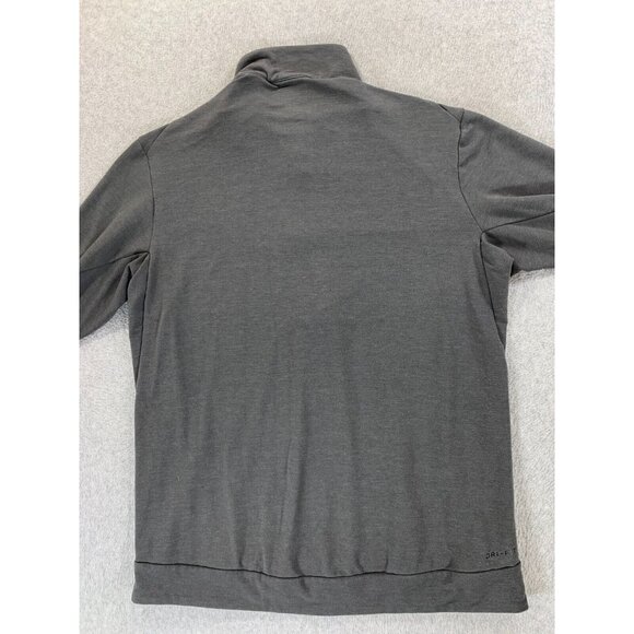 Nike Dri Fit 1/2 Zip Athletic Pullover (Men's Large) Gray - Picture 12 of 12